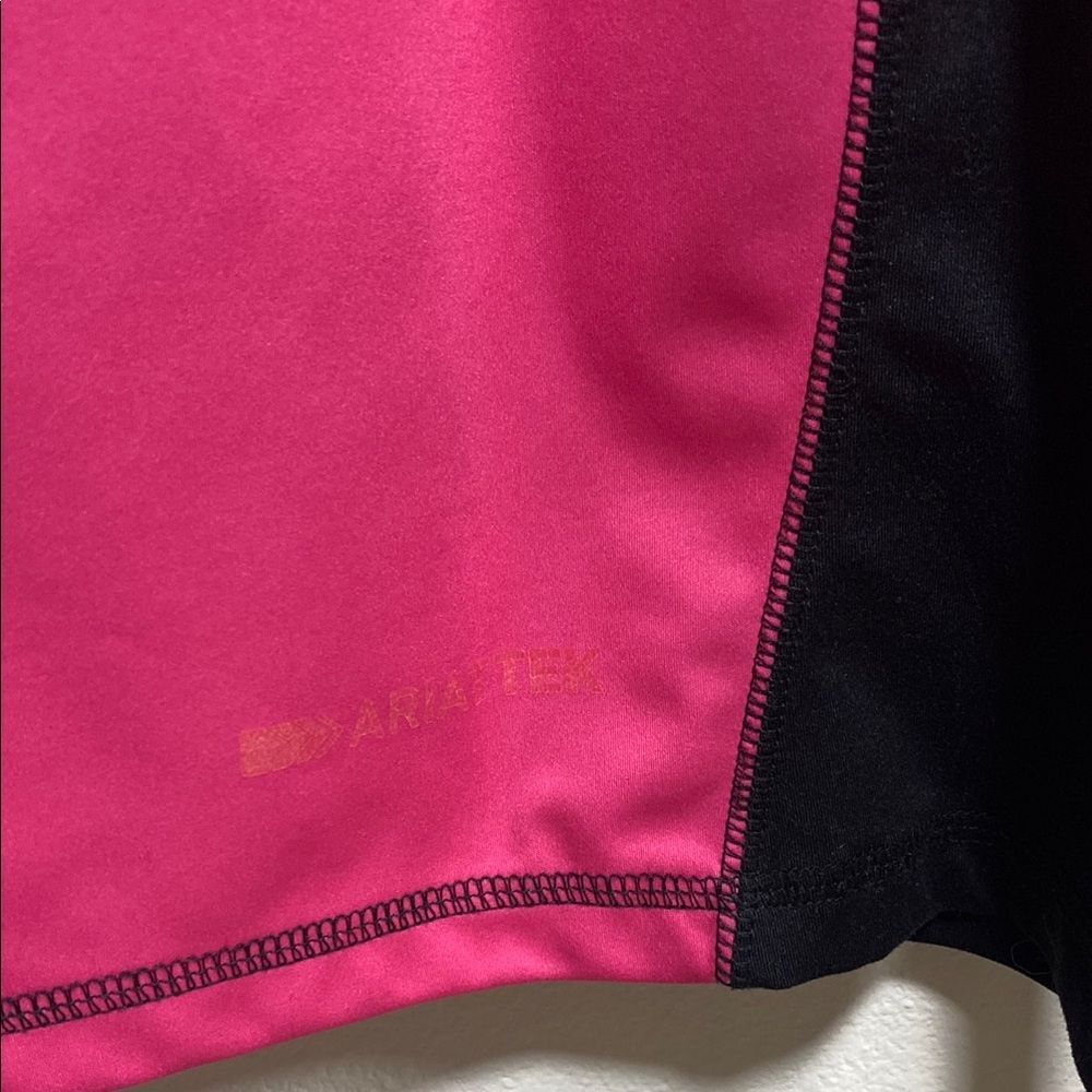 AriatTEK Bryce Cold Series Quarter-Zip Pullover – Pink & Black | Size Large - Picture 7 of 14
